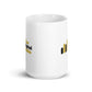 YDM white glossy mug
